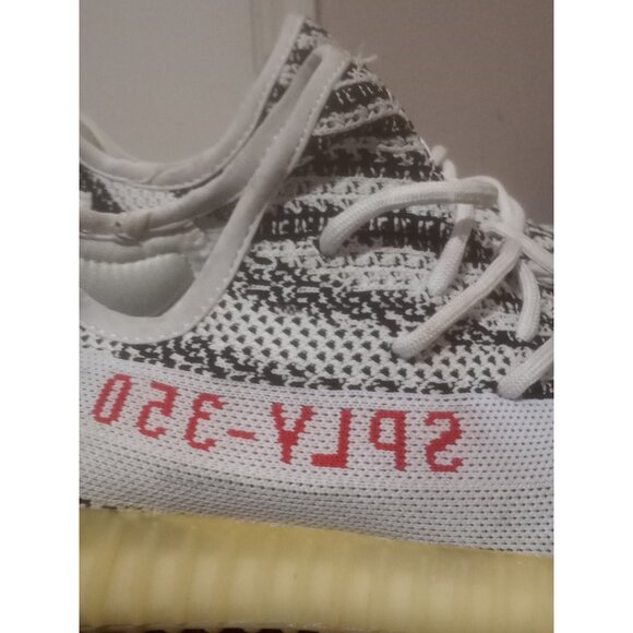 adidas Yeezy Boost 350 V2 Zebra Black White Mens Size 11 main image 7